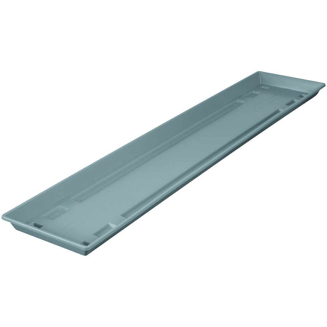 Untersetzer für Blumenkasten 'Standard' betonfarbe hell 80 cm