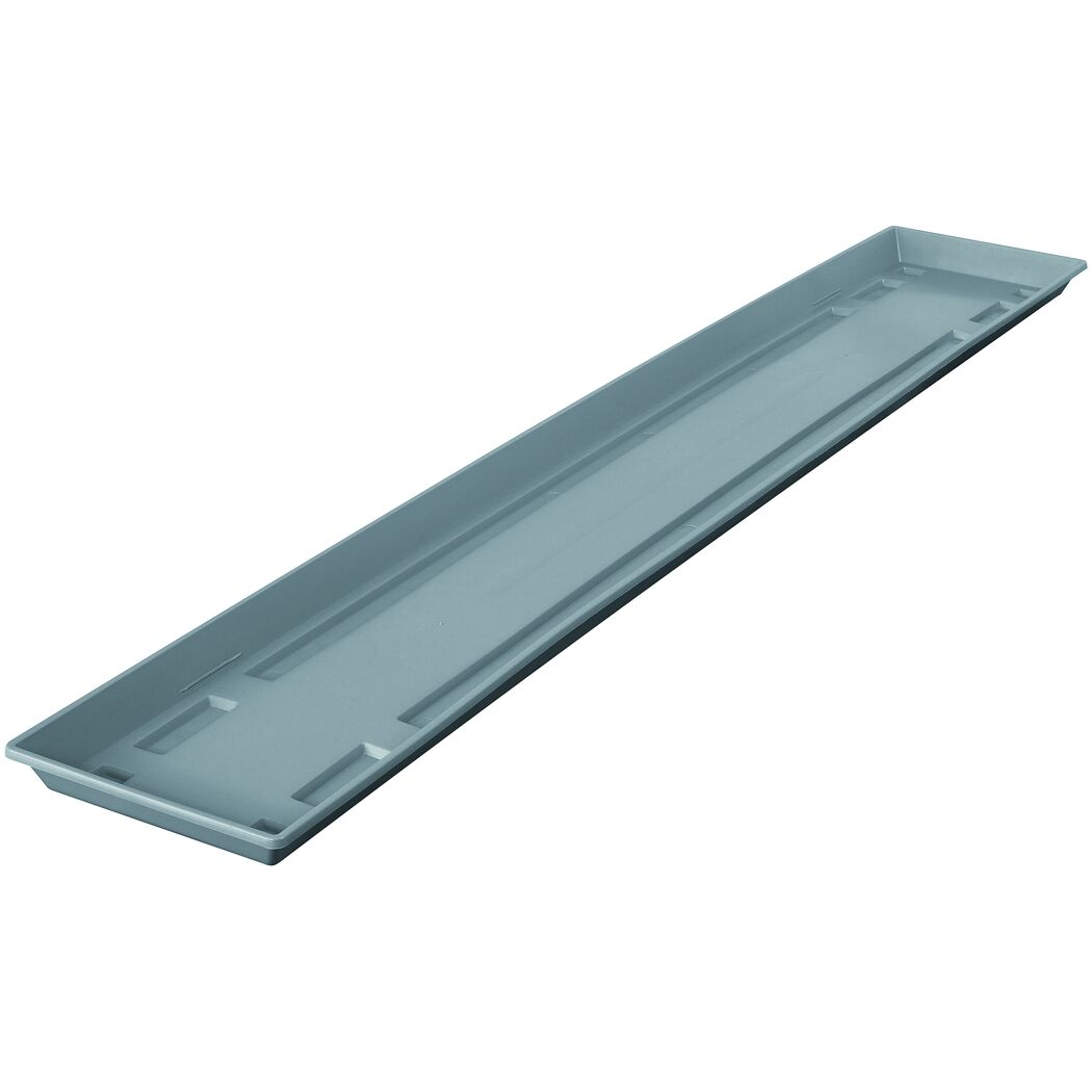 Untersetzer für Blumenkasten 'Standard' betonfarbe hell 100 cm