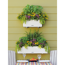 Verkleinertes Bild von Blumenkasten 'BALCONERA Cottage 80' Kunststoff weiß 79 x 19 x 19 cm