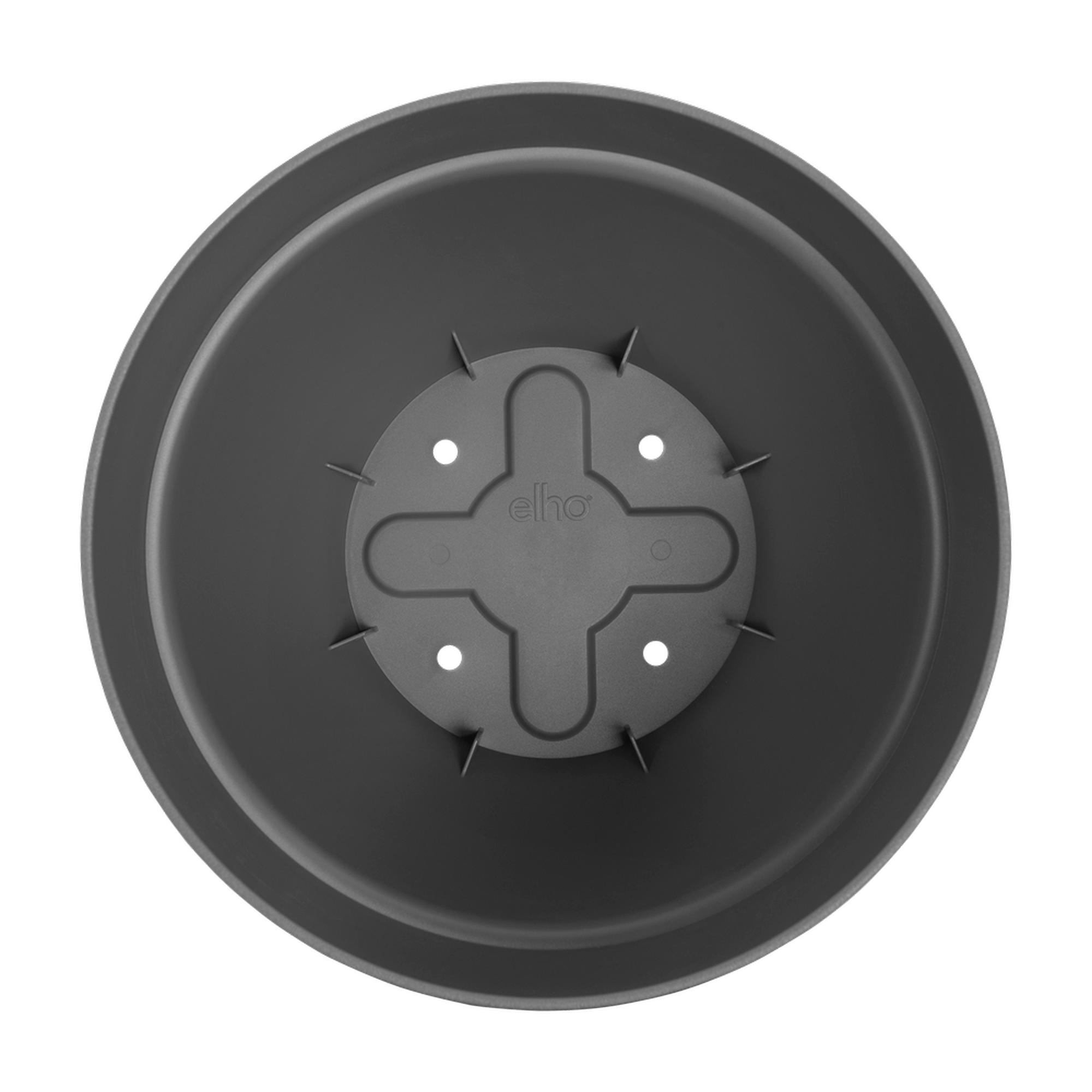 Pflanztopf 'Vibia Campana' rund Ø 30 x 25,8 cm schwarz