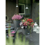 Verkleinertes Bild von Hängeampel 'NIDO Cottage' Kunststoff granitfarben Ø 27 x 23 cm