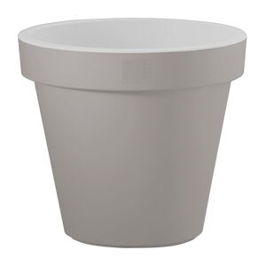 Pflanztopf Kunststoff Ø 300 mm sandfarben/weiß