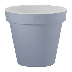 Pflanztopf Kunststoff Ø 300 mm pastellblau/weiß