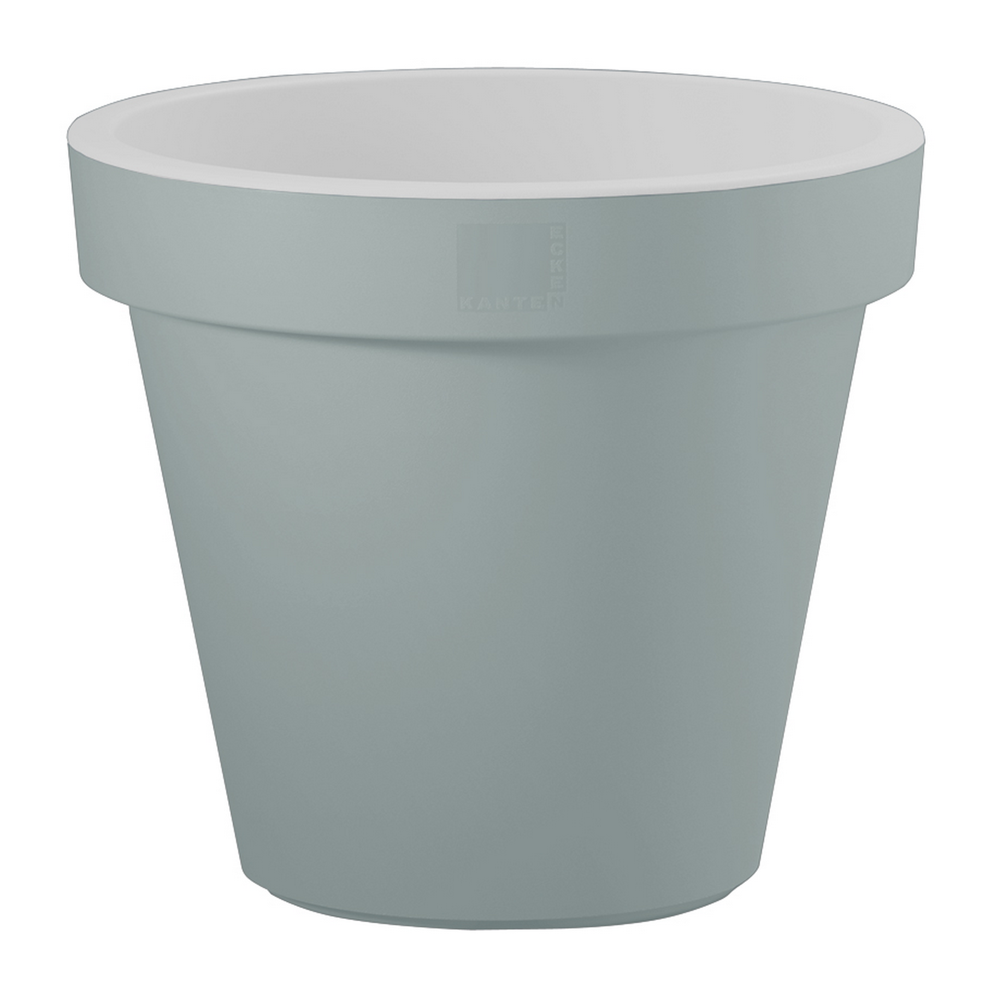Pflanztopf Kunststoff Ø 300 mm pastellgrün/weiß