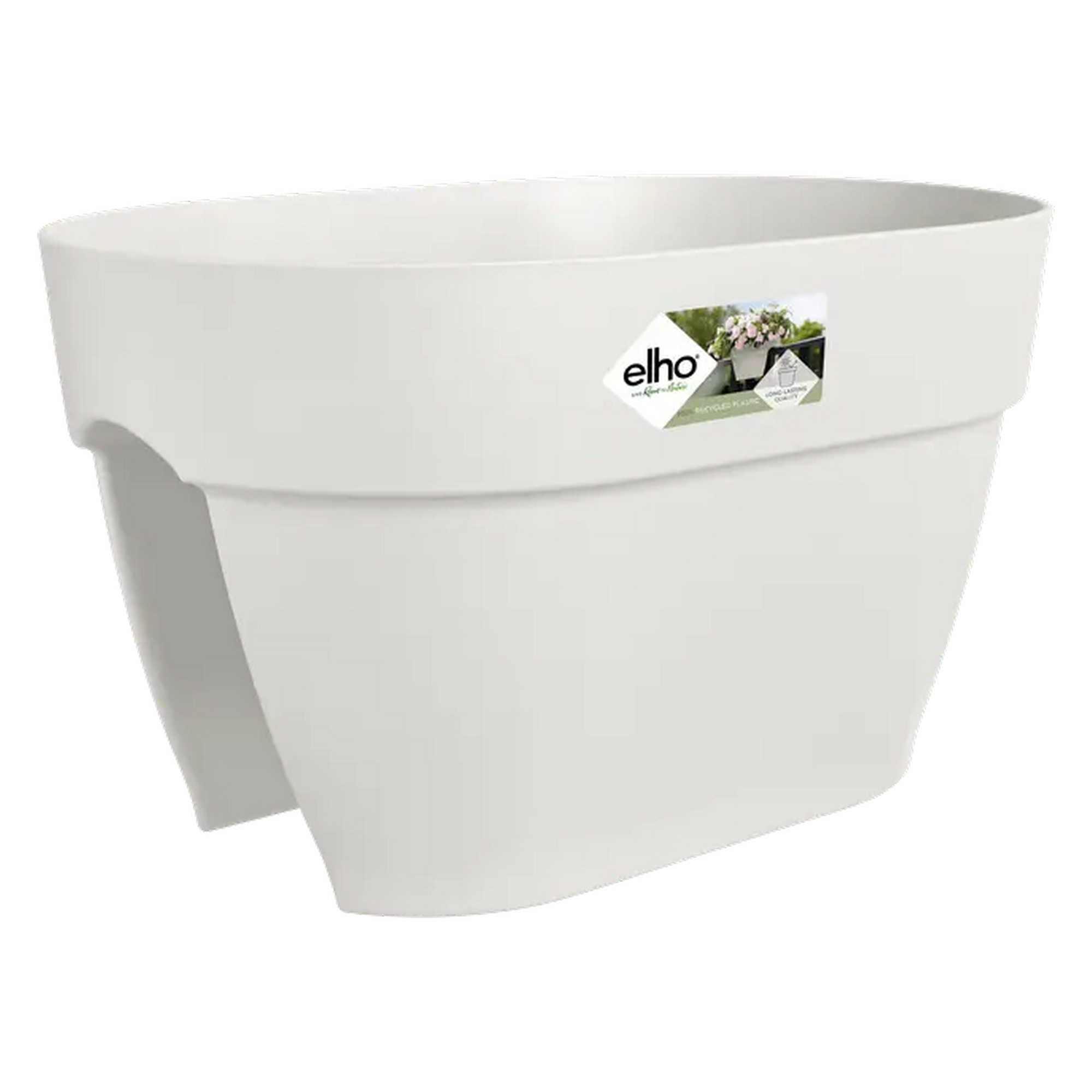 Balkonkasten 'Vibia Campana Flower Bridge' 39 x 26 x  22 cm weiß