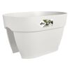 Balkonkasten 'Vibia Campana Flower Bridge' 39 x 26 x  22 cm weiß