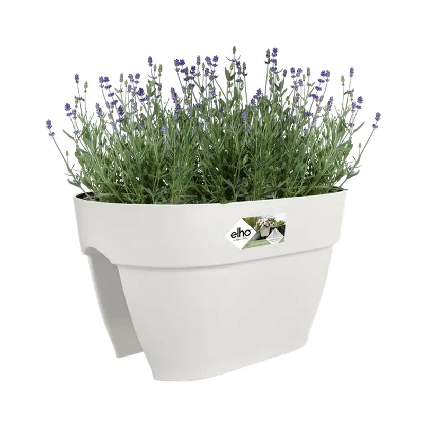 Balkonkasten 'Vibia Campana Flower Bridge' 39 x 26 x  22 cm weiß