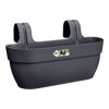 Balkonkasten 'Vibia Campana Easy Hanger L' 46 x 24 x 26,5 cm schwarz
