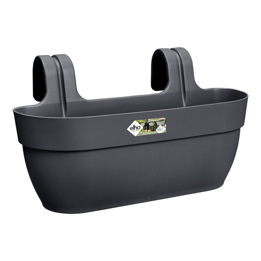 Balkonkasten 'Vibia Campana Easy Hanger L' 46 x 24 x 26,5 cm schwarz