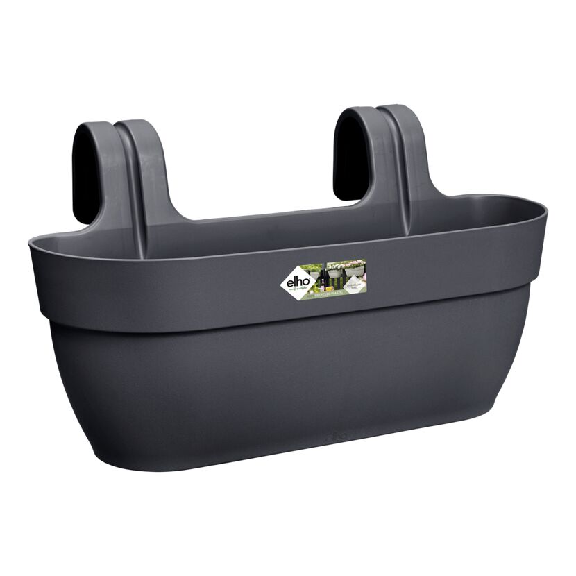 Balkonkasten 'Vibia Campana Easy Hanger L' 46 x 24 x 26,5 cm schwarz