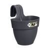 Balkonkasten 'Vibia Campana Easy Hanger S' 21 x 24 x 26,5 cm schwarz