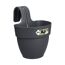 Balkonkasten 'Vibia Campana Easy Hanger S' 21 x 24 x 26,5 cm schwarz