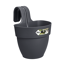 Balkonkasten 'Vibia Campana Easy Hanger S' 21 x 24 x 26,5 cm schwarz