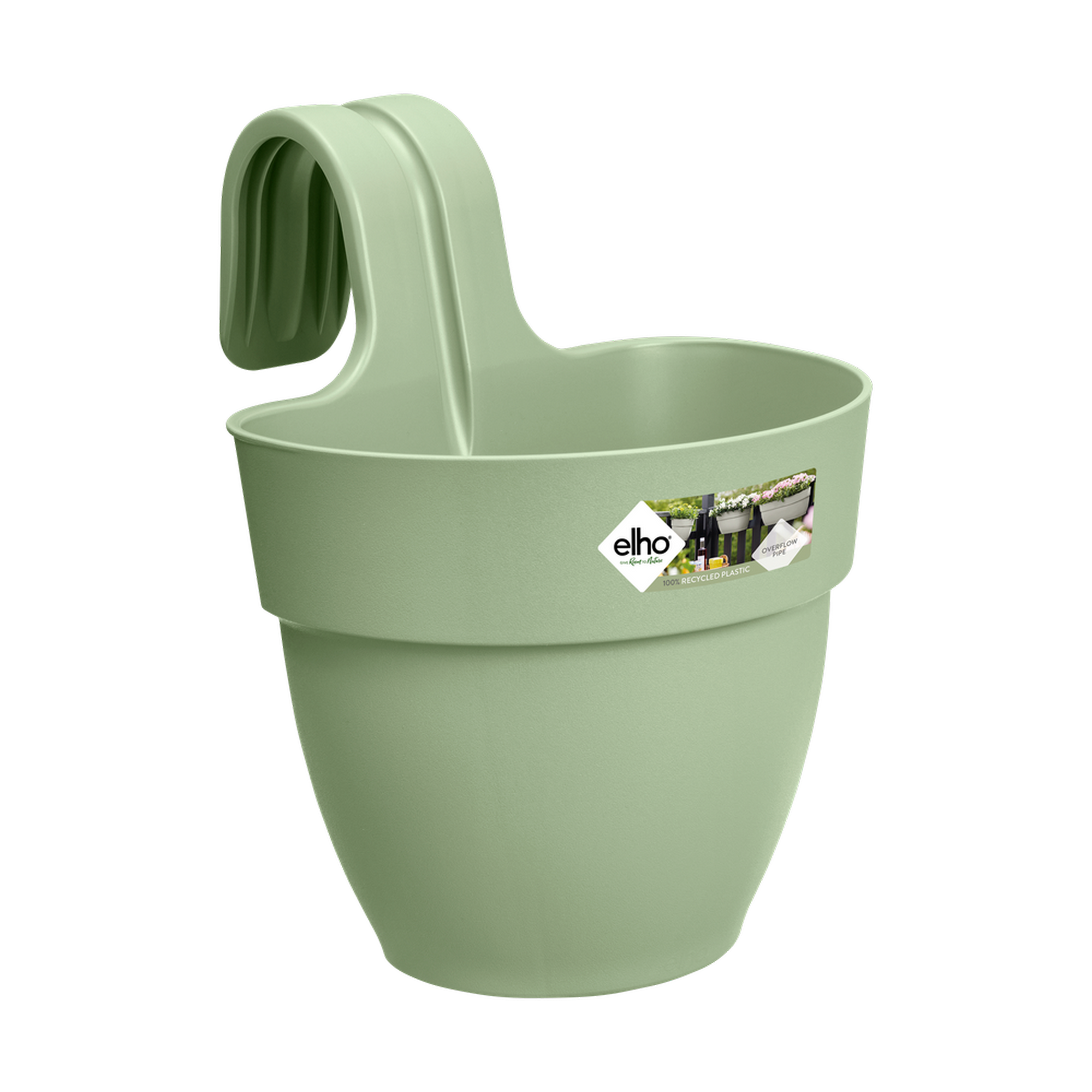 Balkonkasten 'Vibia Campana Easy Hanger S' 21 x 24 x 26,5 cmgrün