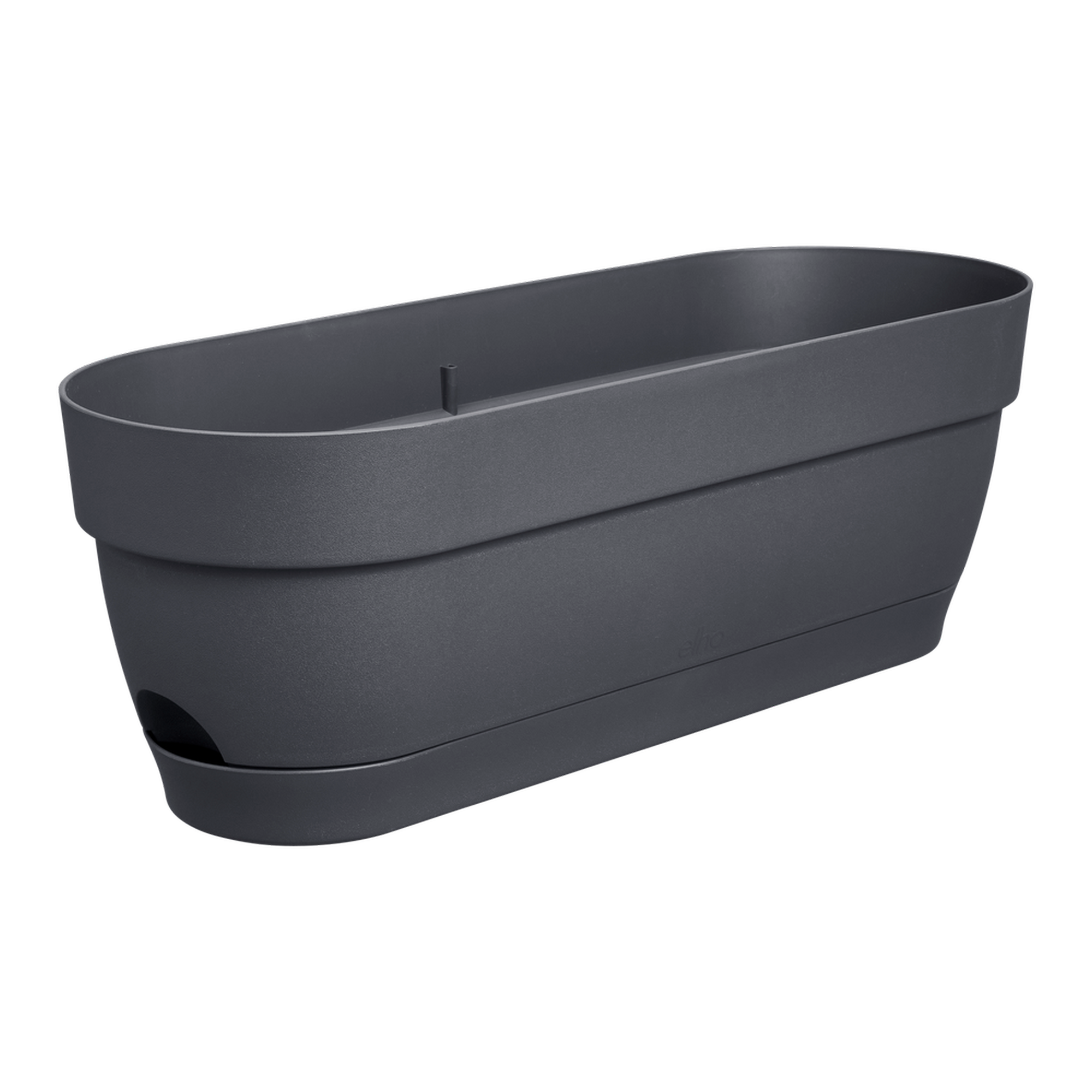 Balkonkasten 'Vibia Campana' 49 x 18 x 17 cm schwarz