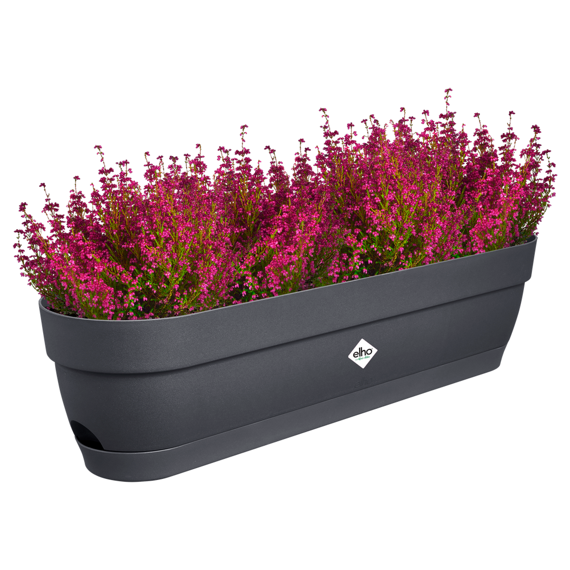 Balkonkasten 'Vibia Campana' 69 x 18 x 17 cm schwarz