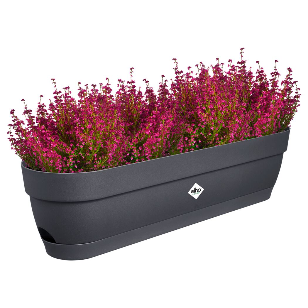 Balkonkasten 'Vibia Campana' 69 x 18 x 17 cm schwarz