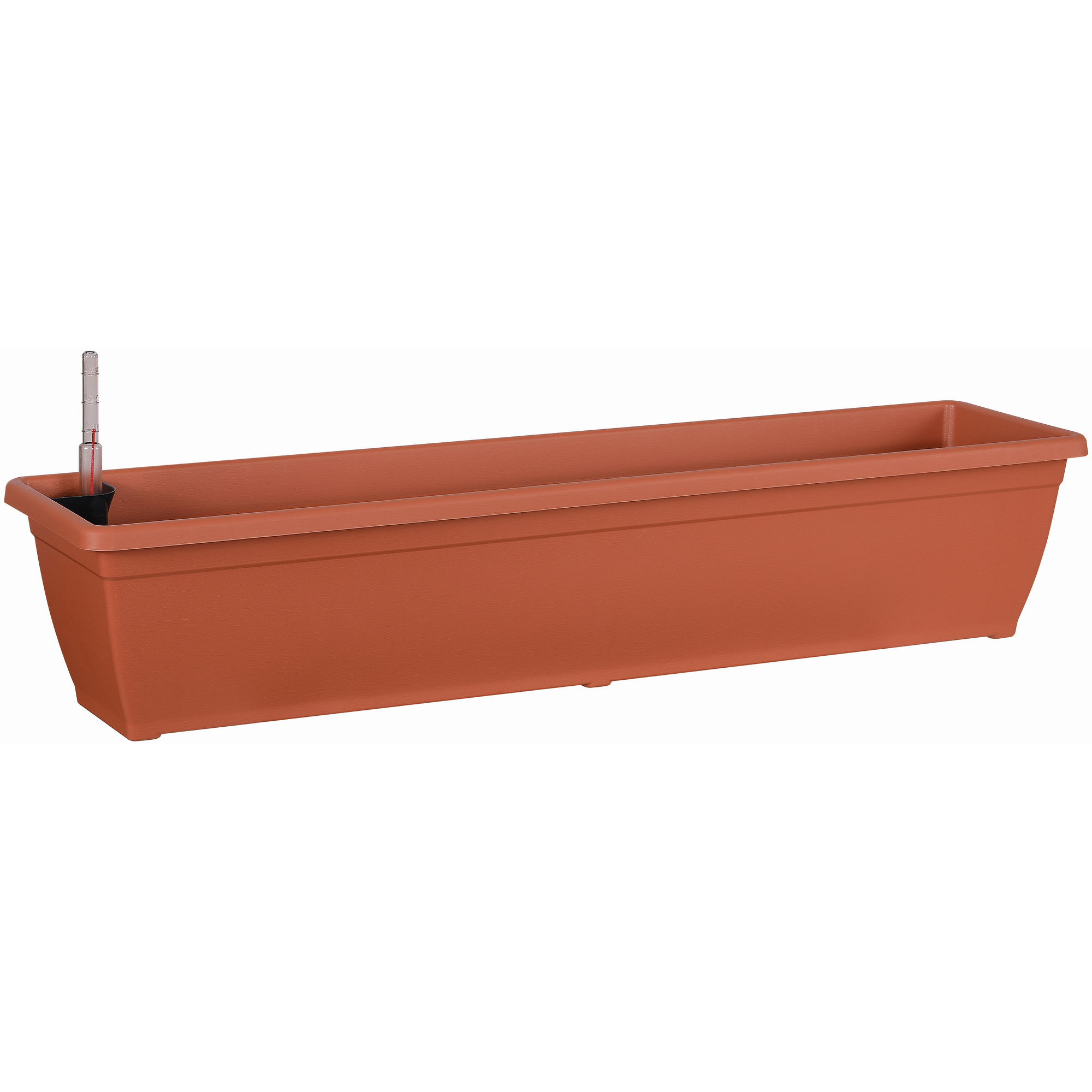 Bewässerungsblumenkasten 'Aqua Toscana' terracotta 80 cm