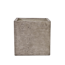 Pflanzgefäß 'Mayon' Polyfibre Steinoptik braun eckig 30 x 30 x 30 cm