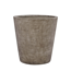 Pflanzgefäß 'Mayon' Polyfibre Steinoptik braun rund konisch Ø 30 x 30 cm