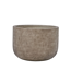 Pflanzgefäß 'Mayon' Polyfibre Steinoptik braun rund Ø 40 x 28,5 cm