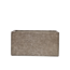 Pflanzkasten 'Mayon' Polyfibre Steinoptik braun eckig 80 x 40 x 40 cm