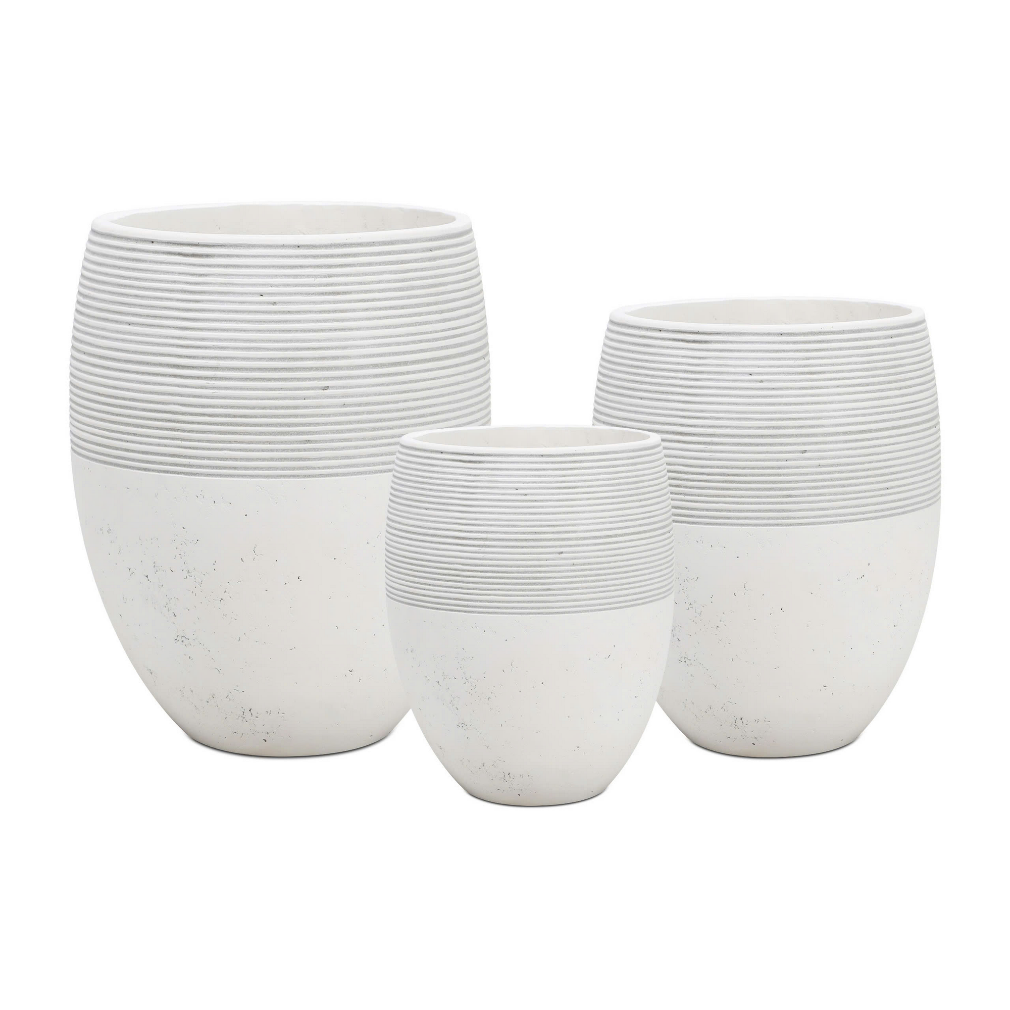 Pflanzgefäß 'Gent' creme Ø 25 x 30 cm