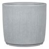 Pflanzgefäß 'Linetto' Stony Grey Ø 46,6 x 42,6 cm