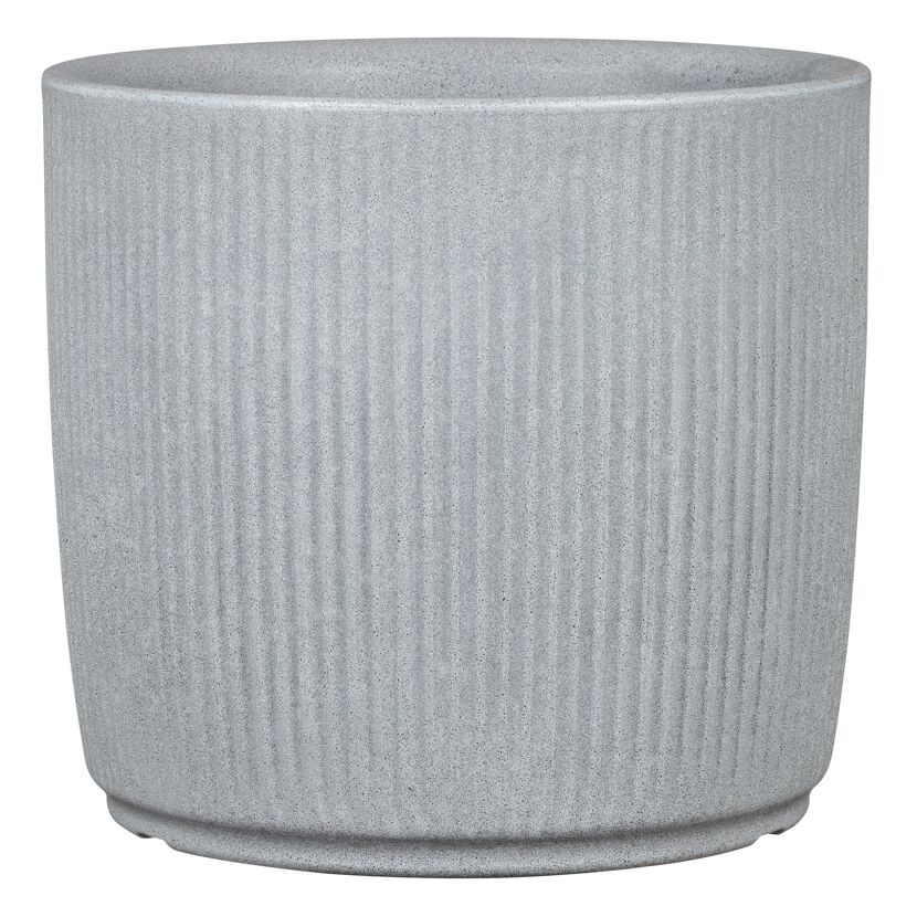 Pflanzgefäß 'Linetto' Stony Grey Ø 46,6 x 42,6 cm