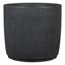 Pflanzgefäß 'Linetto' Stony Black Ø 38,6 x 35,3 cm