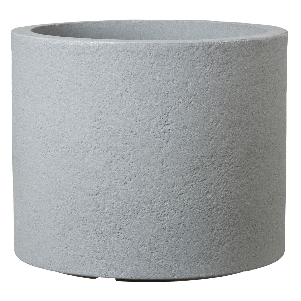 Pflanzgefäß 'Riva' Stony Grey Ø 28,8 x 24,3 cm