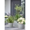 Pflanzgefäß 'Riva' Stony Grey Ø 28,8 x 24,3 cm