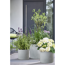 Pflanzgefäß 'Riva' Stony Grey Ø 28,8 x 24,3 cm