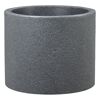 Pflanzgefäß 'Riva' Stony Black Ø 38,6 x 32 cm