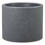 Pflanzgefäß 'Riva' Stony Black Ø 38,6 x 32 cm