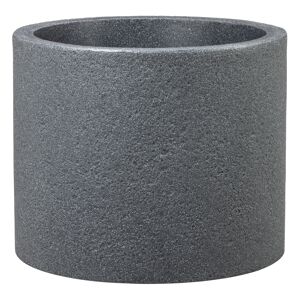 Pflanzgefäß 'Riva' Stony Black Ø 38,6 x 32 cm