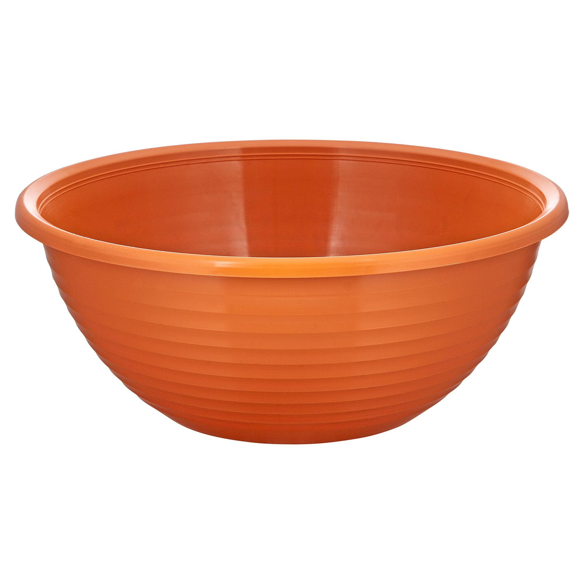 Terrakottafarbene Pflanzschale