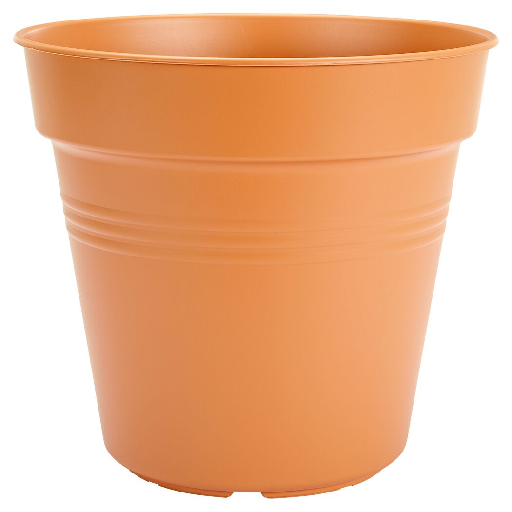 Tonfarbener Blumentopf