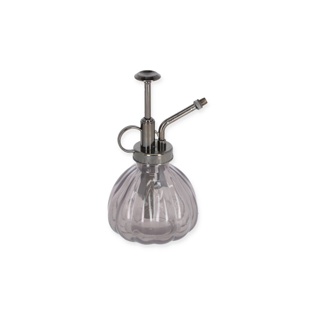Rauchgrauer Glassprüher mit Metallpumpe