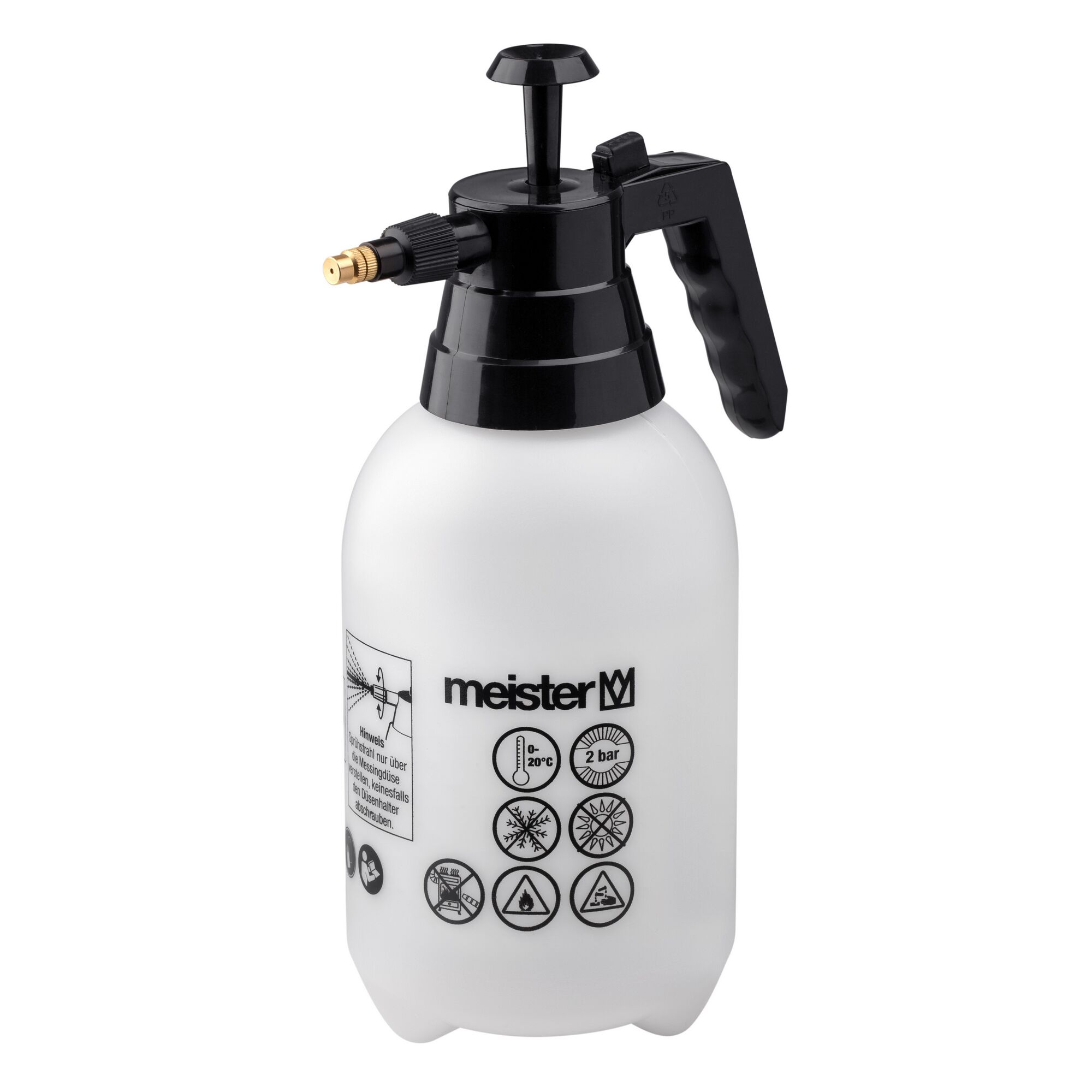 Drucksprühgerät mit schwarzen Details, 1,5l