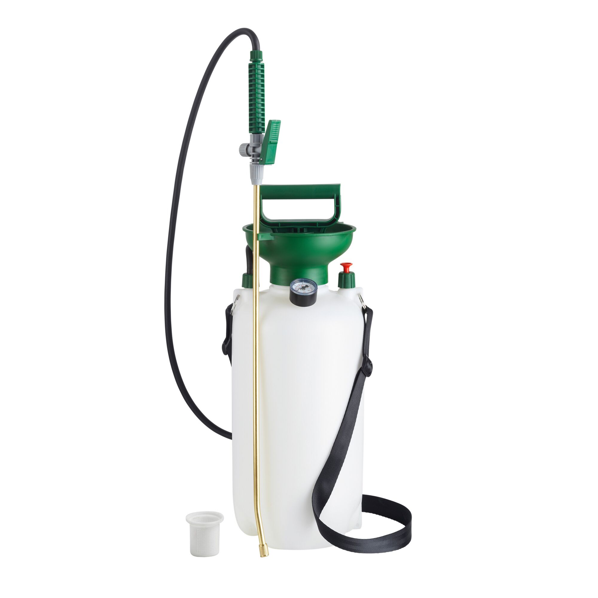 Drucksprüher 5l mit Düse, Schlauch und Tragegurt
