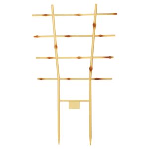 Blumengitter holzfarben 52 cm