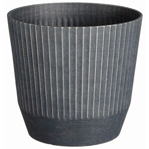 Pflanzgefäß 'Rio' Kunststoff grau Ø 56 cm