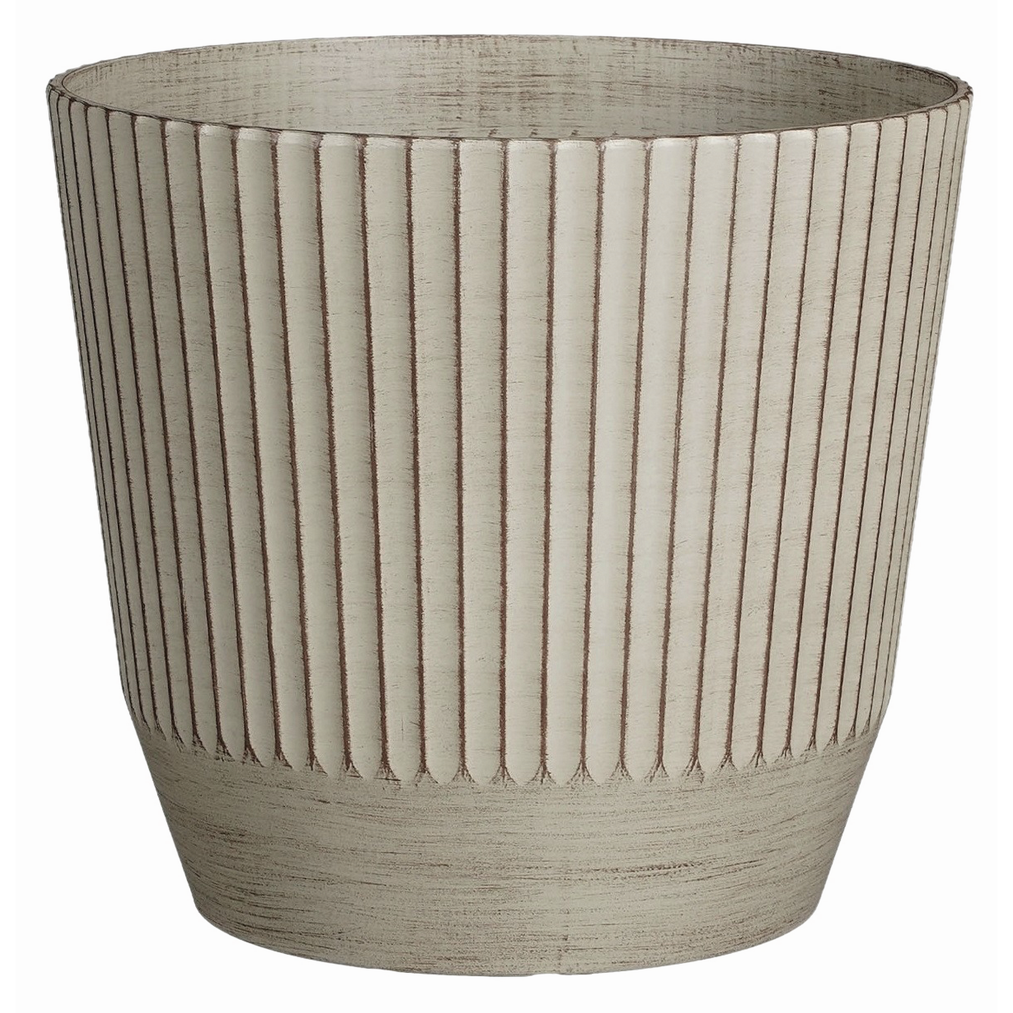 Pflanzgefäß 'Rio' Kunststoff creme Ø 37 cm