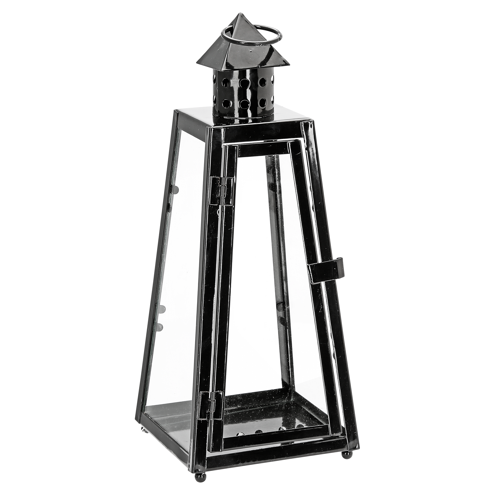 Laterne 'Pyramide' Metall schwarz 30 cm + product picture