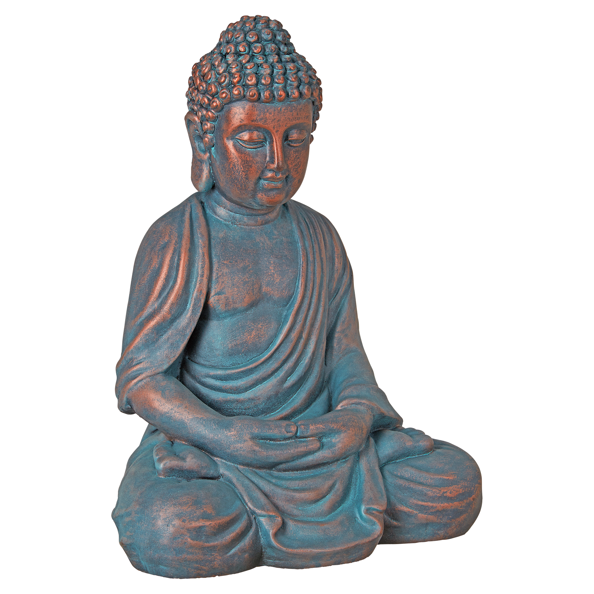 Buddha Polyresin rotgrau 41 cm + product picture