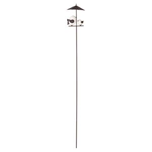 Gartenstecker 110 cm Spatzen mit Schirm