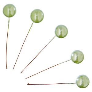 Dekobeeren 36 Stück grün