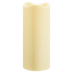LED-Kerze weiß Ø 7,5 x 18 cm