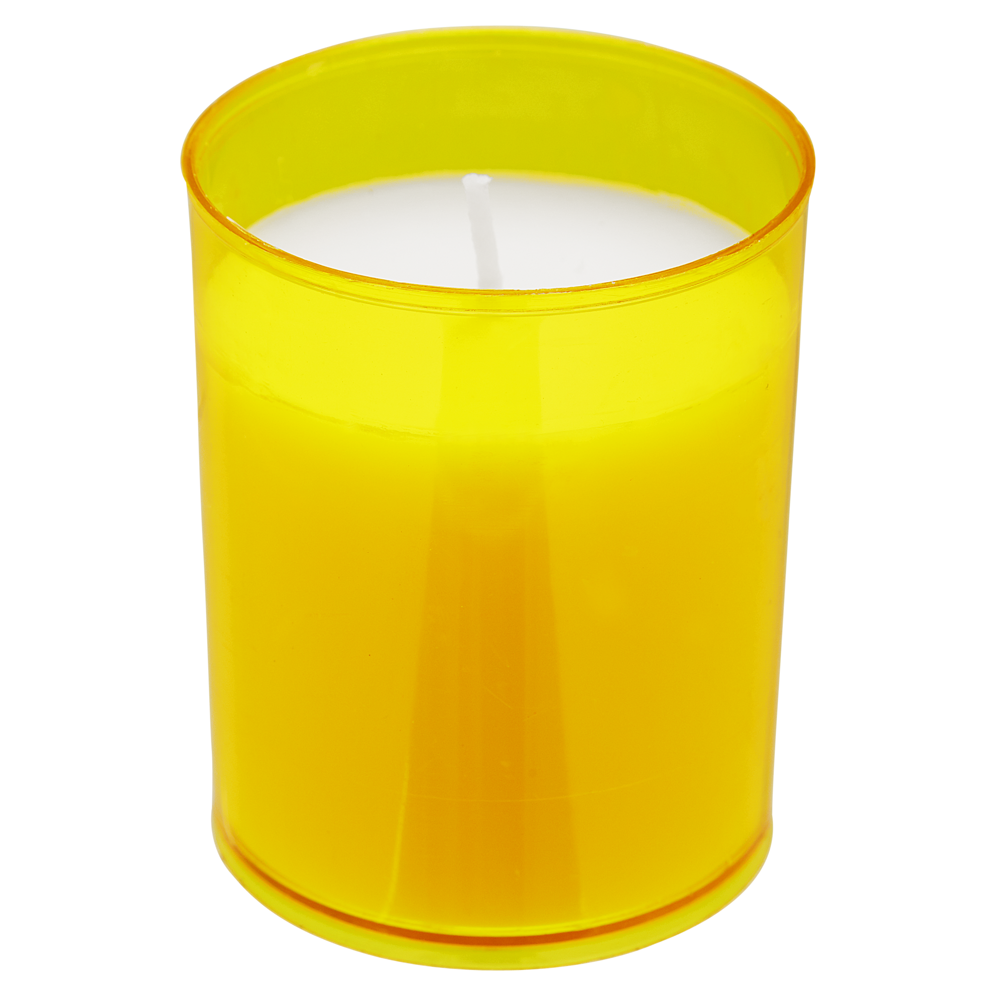 Kerzen für Gartenfackel gelb 11 cm 3 Stück + product picture